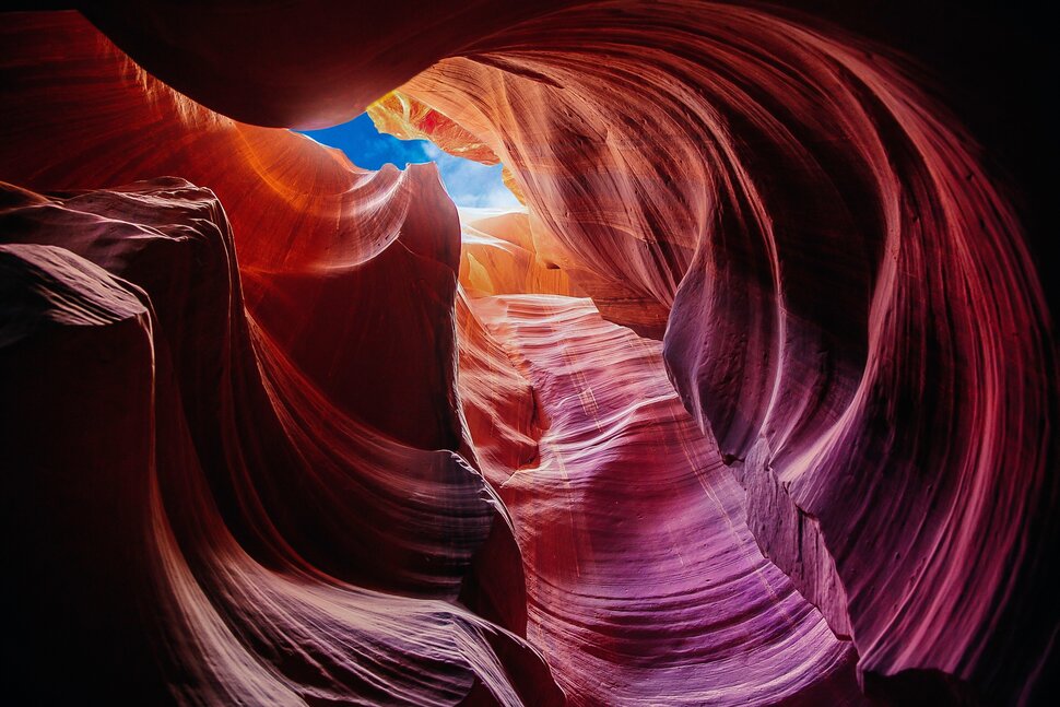 Lower Antelope Canyon view