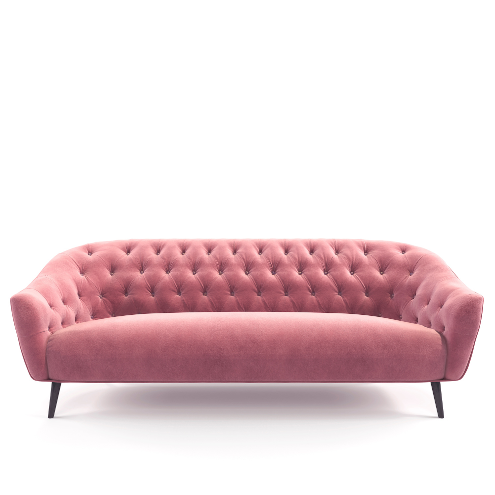 Plush Velvet Loveseat