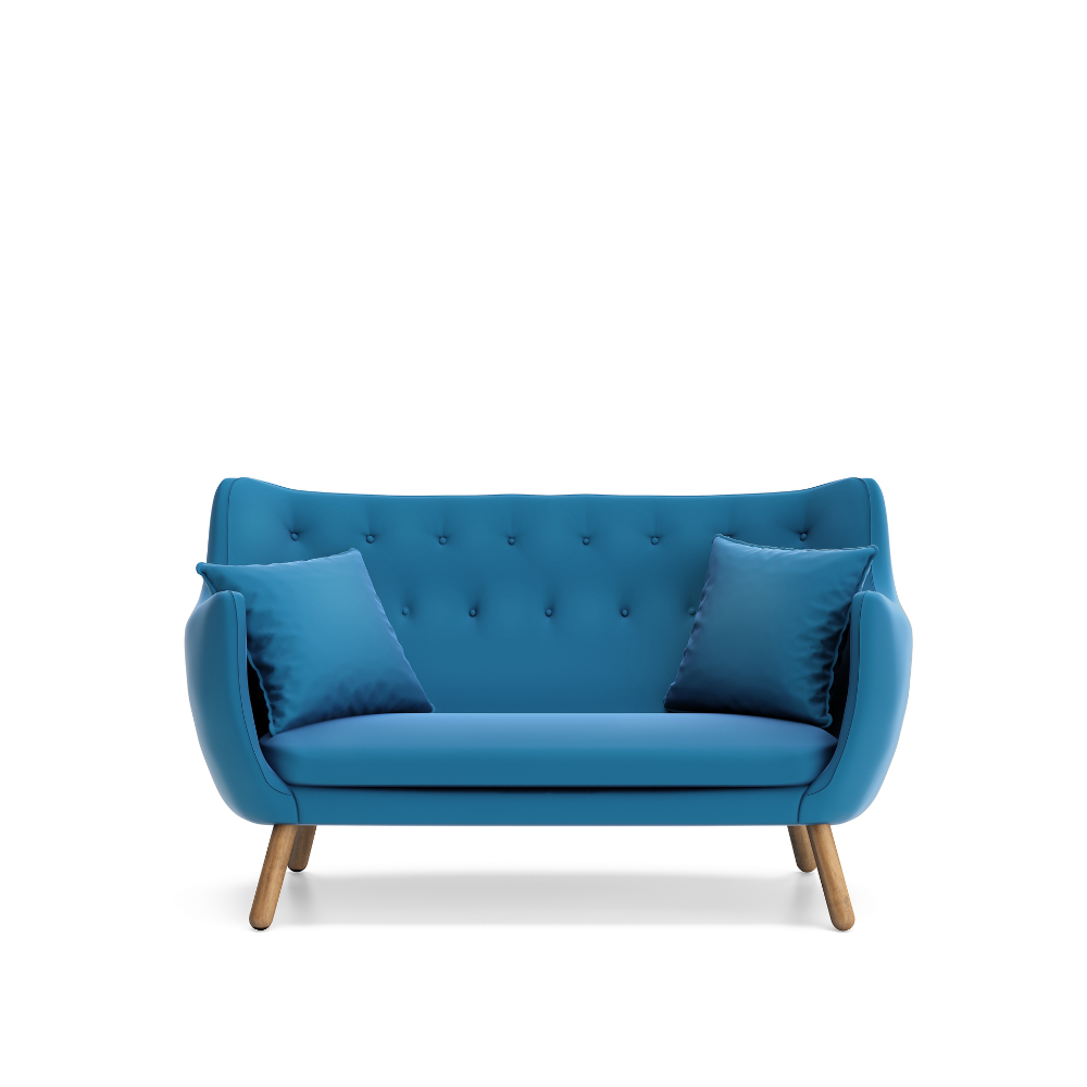 Azure Mid-Century Lounge