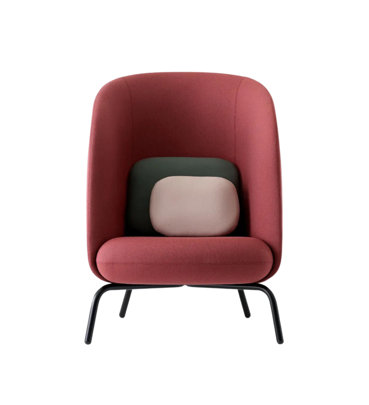 Bold Red Armchair