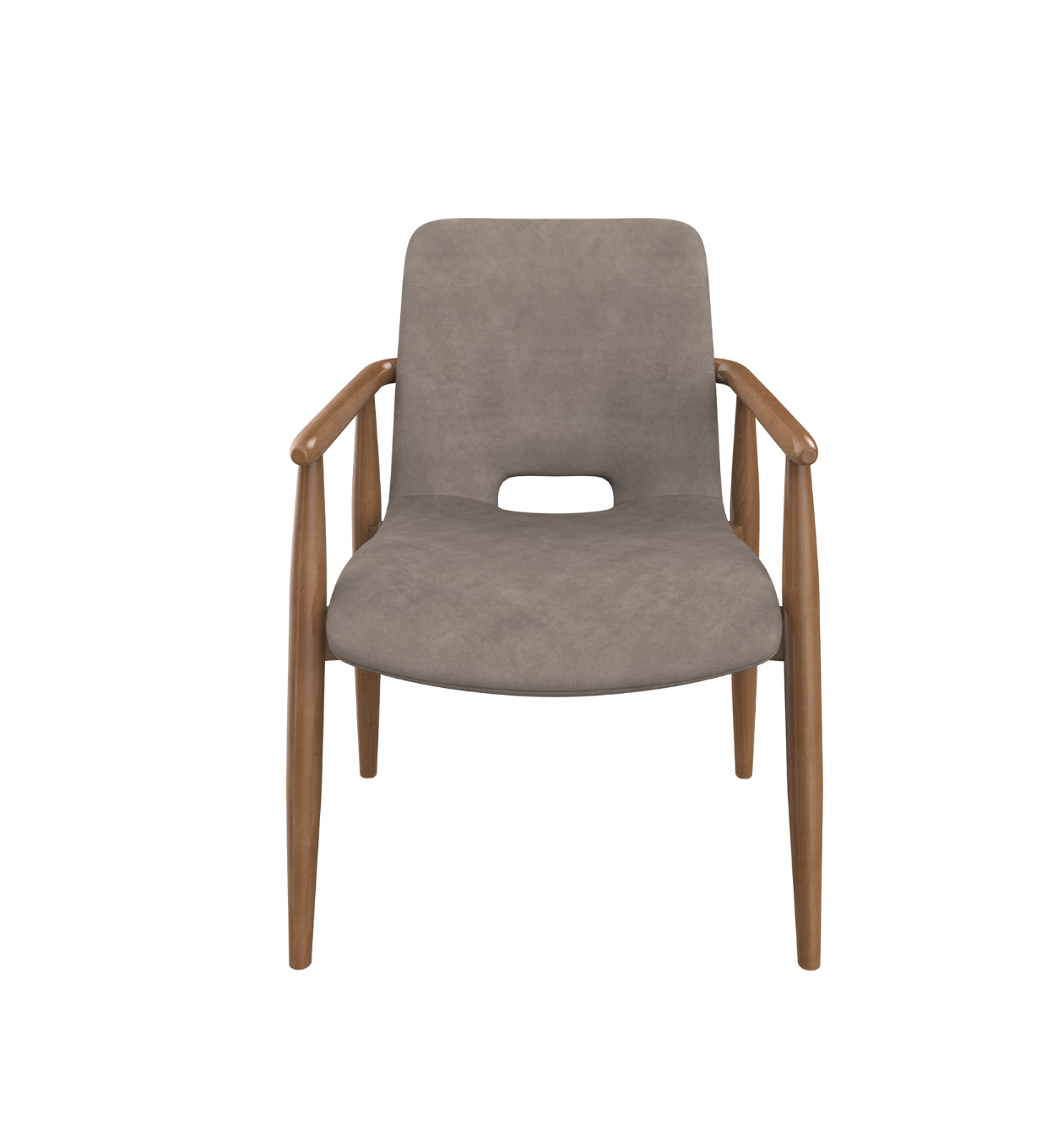 Contemporary Gray Armchair