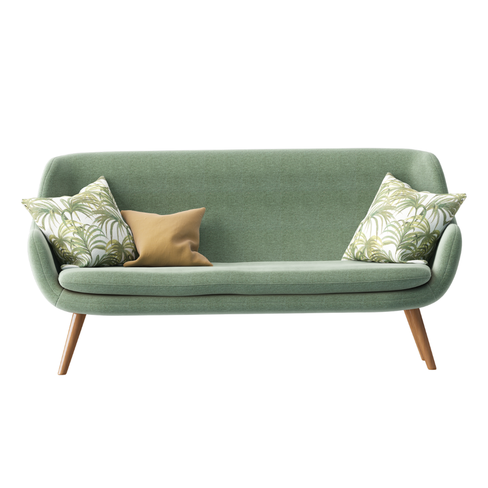 Emerald Plush Couch